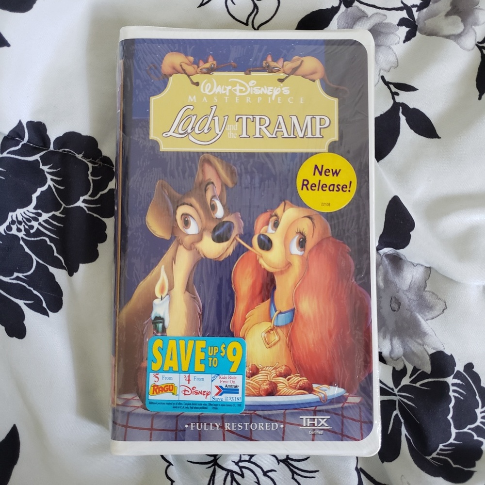 Lady Tramp VHS Movie Disney New